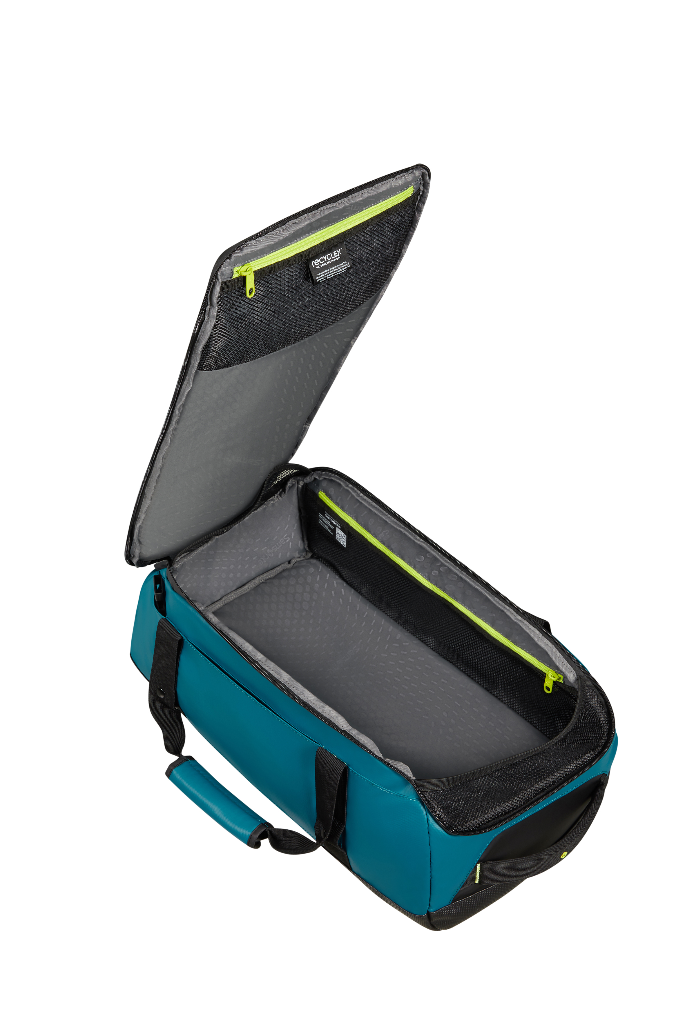 ECODIVER DUFFLE S PETROL BLUE/LIME